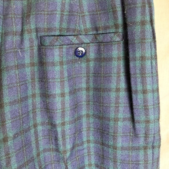 Vtg. Ganto 100% Pure Wool School Girl Skort Skirt Academia Y2K Women’s 6 Plaid - Picture 5 of 13